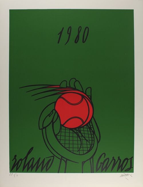 Litografía Adami - Roland Garros (vert)