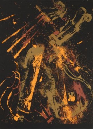Serigrafía Arman - Romanticism in Gold