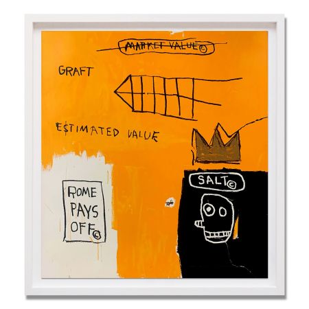 Serigrafía Basquiat - Rome Pays Off - Set II