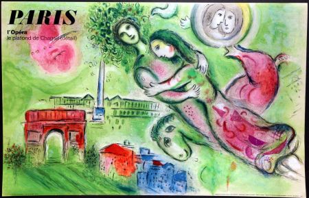 Litografía Chagall - Romeo et Juliette – Opera Paris