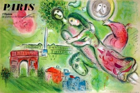 Litografía Chagall - Roméo et Juliette