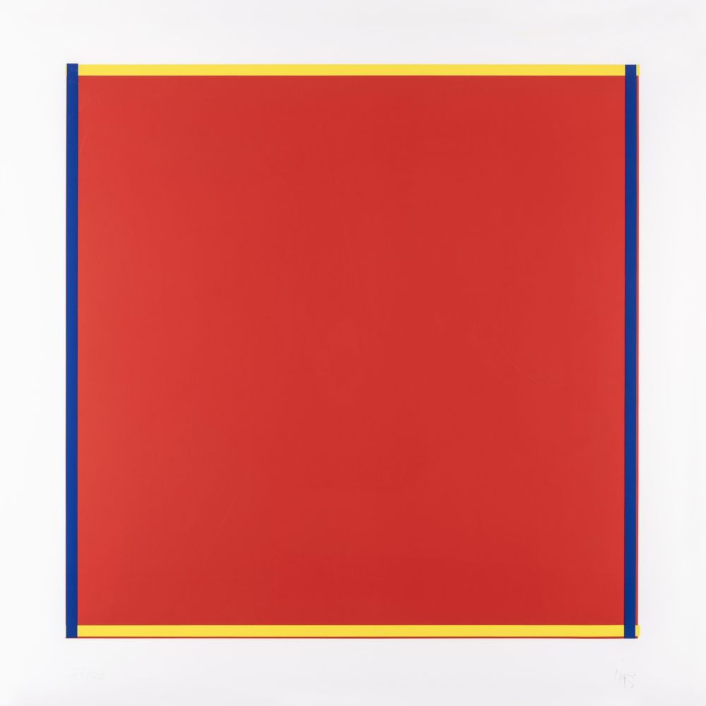 Serigrafía Knoebel - Rot, Gelb, Weiss, Blau 04