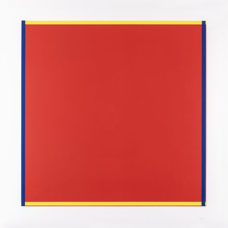 Serigrafía Knoebel - Rot, Gelb, Weiss, Blau 04