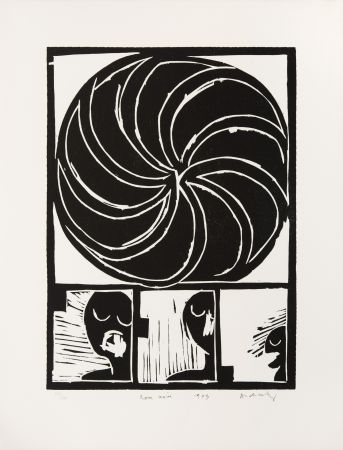 Grabado En Madera Alechinsky - Roue