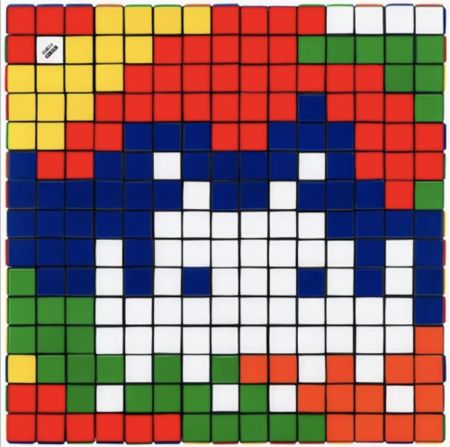 Múltiple Invader - Rubik Camouflage NVDR1-2