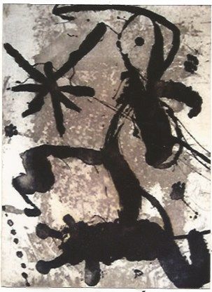 Grabado Miró - Rupestre 1