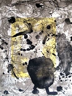 Grabado Miró - Rupestre 13