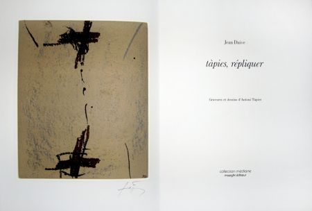 Libro Ilustrado Tàpies - Répliquer