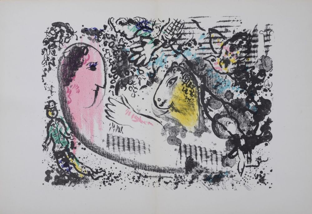 Litografía Chagall - Rêverie,