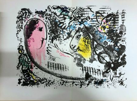Litografía Chagall - Rêverie