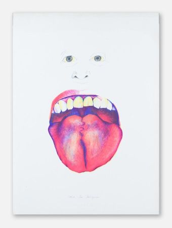 Litografía Escobar - Saca la lengua 