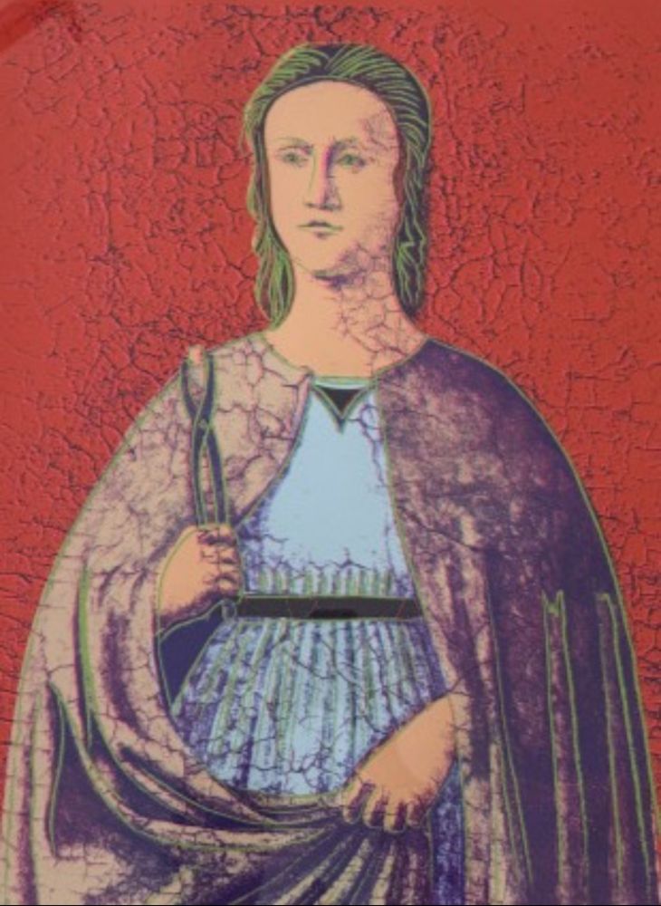 Serigrafía Warhol - Saint Apollonia