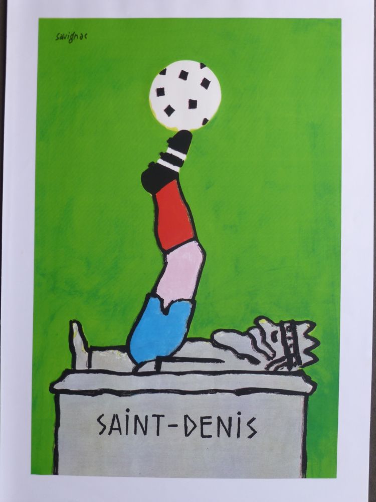 Cartel Savignac - Saint Denis (coupe du monde de football) 1998