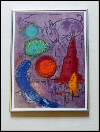 Litografía Chagall - SAINT GERMAIN DES PRES