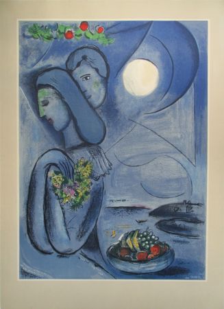 Litografía Chagall - Saint Jean Cap Ferrat