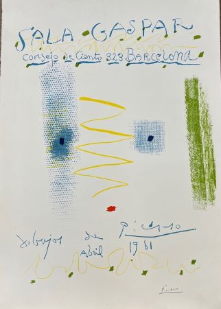 Litografía Picasso - Sala Gaspar