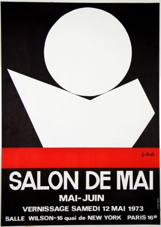 Litografía Gilioli - Salon de Mai 