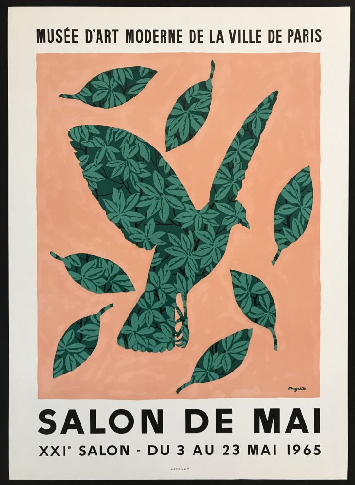 Litografía Magritte - Salon de Mai (Musee d'Art Moderne de la Ville de Paris)