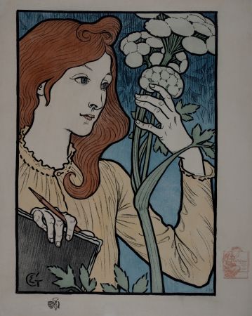 Cartel Grasset - Salon des Cent / Exposition E. Grasset. 1894 deluxe version