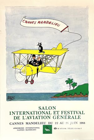 Cartel Faizant - Salon International et Festival de l'Aviation Générale