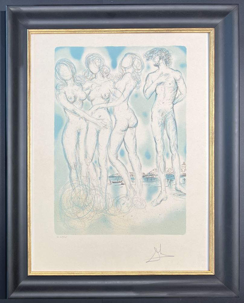Litografía Dali - Salvador Dalí (1904-1989) - Colured lithograph on Arches paper - 1979