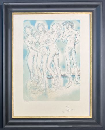 Litografía Dali - Salvador Dalí (1904-1989) - Colured lithograph on Arches paper - 1979