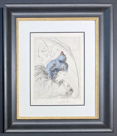 Punta Seca Dali - Salvador Dalí (1904-1989) - Hand watercolored drypoint etching on Japanese paper - 1969