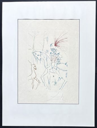Grabado Dali - Salvador Dalí (1904–1989) - La gué du sang - Drypoint, etching on Japanese paper - 1975