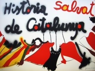 Litografía Guinovart - Salvat Historia de Catalunya