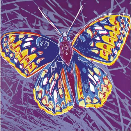 Serigrafía Warhol - San Francisco Silver Spot Butterfly, from Endangered Species