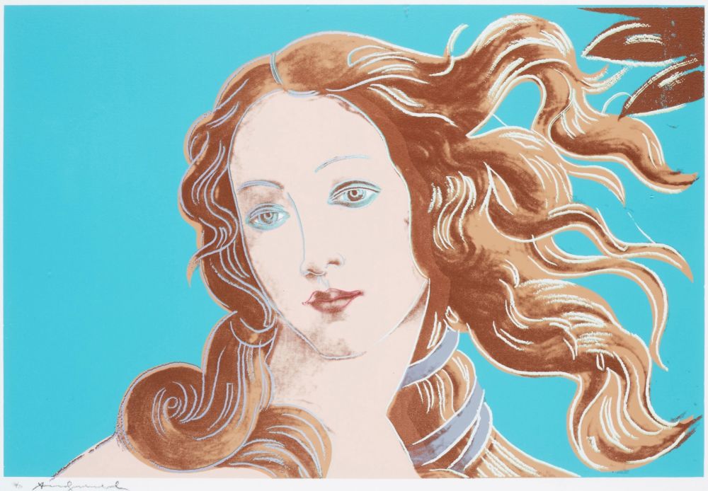Serigrafía Warhol - Sandro Botticelli, Birth of Venus, 1482 (FS II.319)