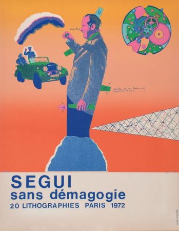 Litografía Segui - Sans Démagogie