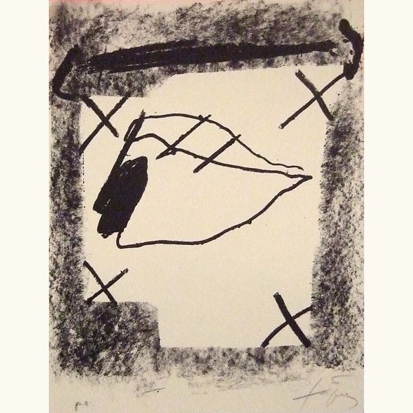 Litografía Tàpies - Sans titre 