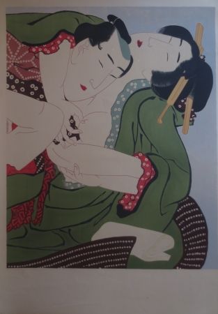 Litografía Utamaro - Sans titre