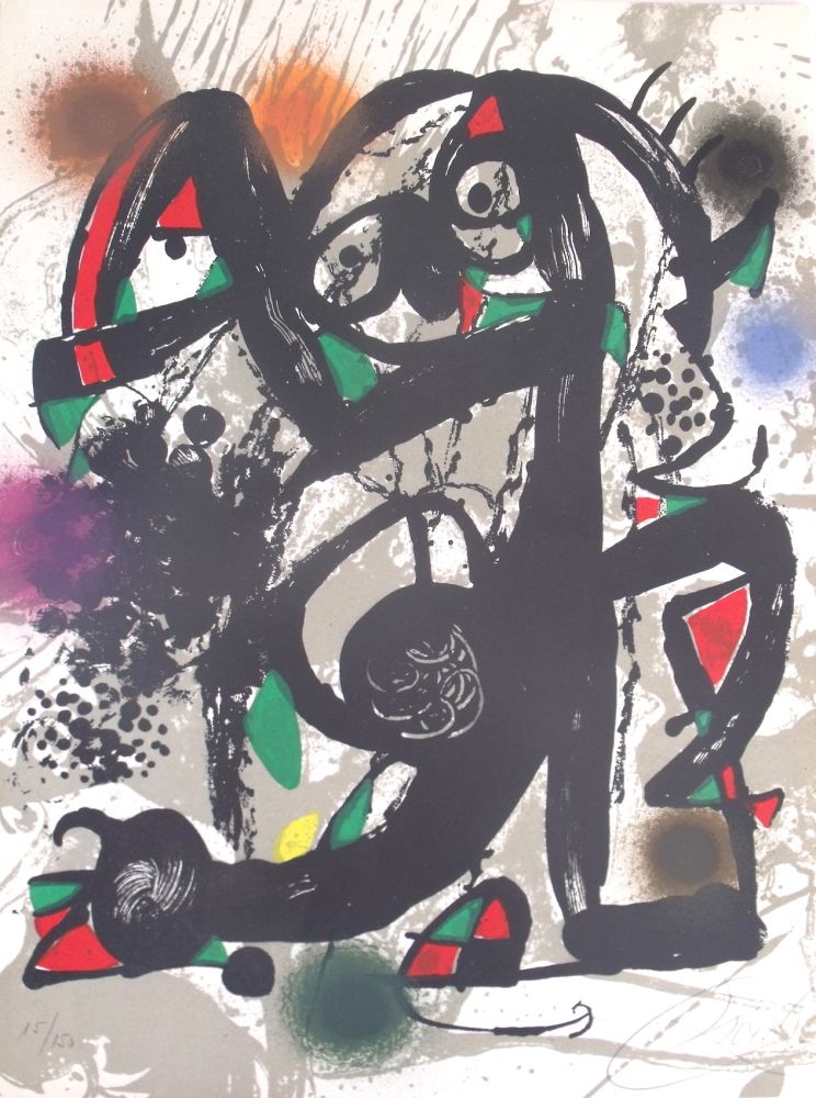 Litografía Miró - Sans Titre
