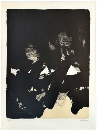 Litografía Soulages - Sans titre
