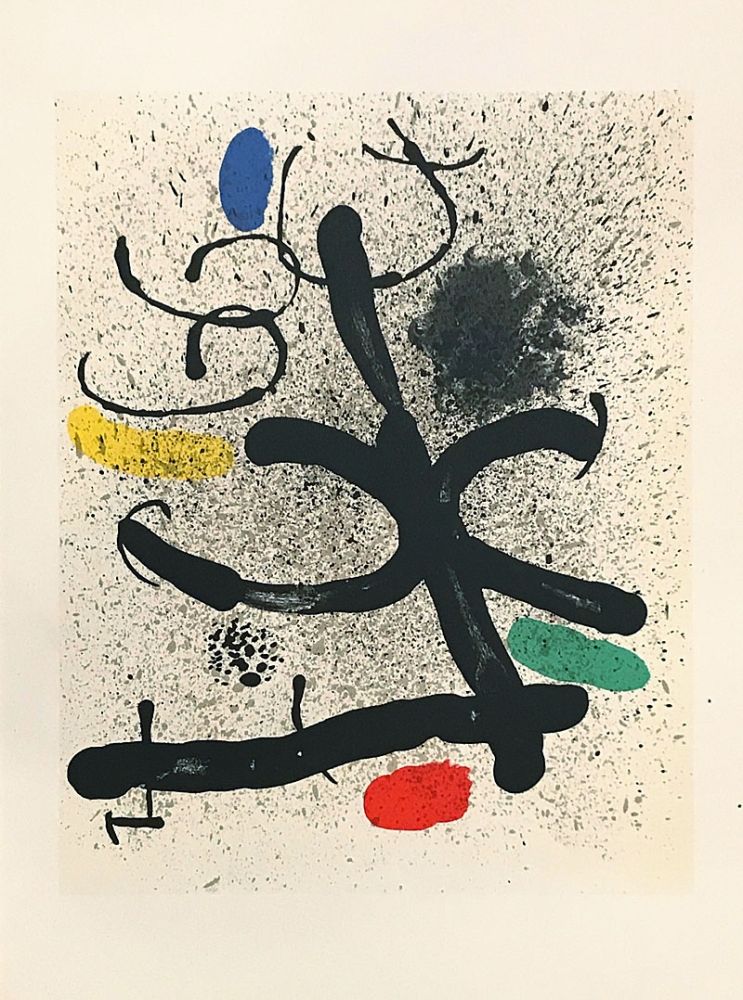 Litografía Miró -  Sans titre (1971)