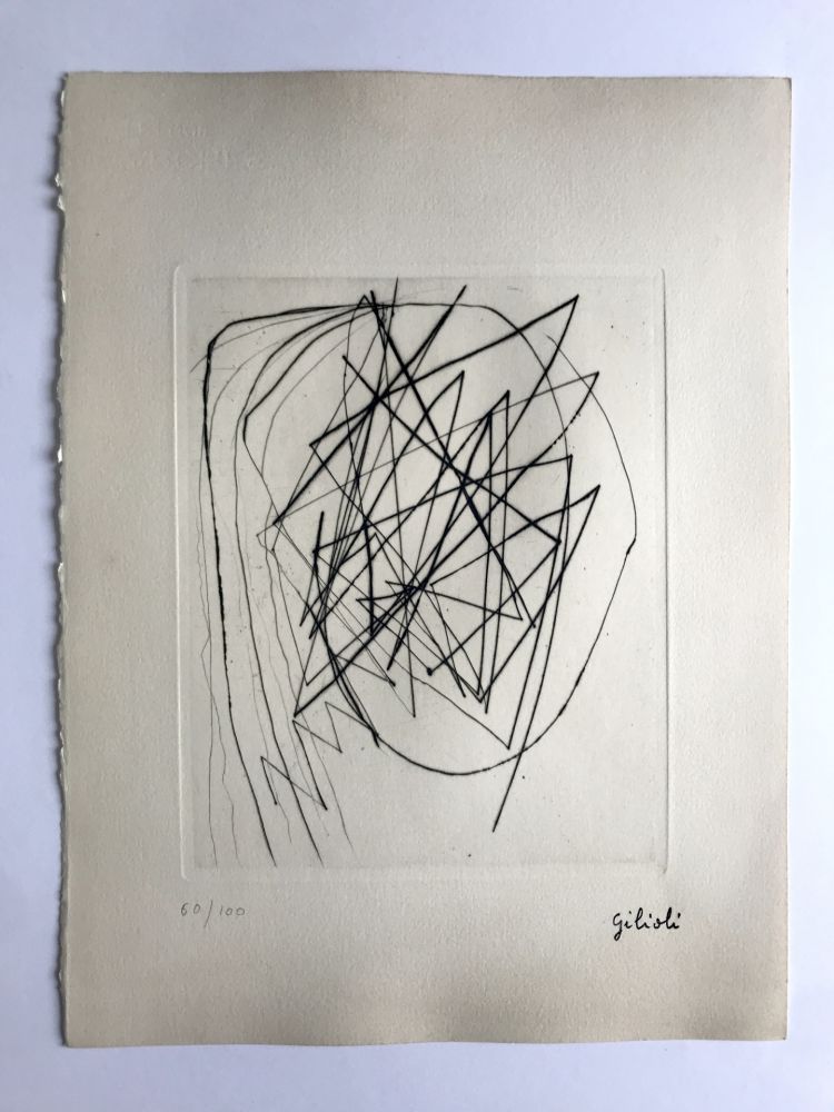 Grabado Gilioli - Sans titre (d'après un dessin de 46)