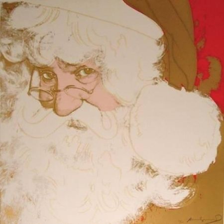 Serigrafía Warhol - Santa Claus