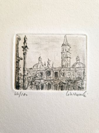 Aguafuerte Ciarrocchi - Santa Maria Maggiore