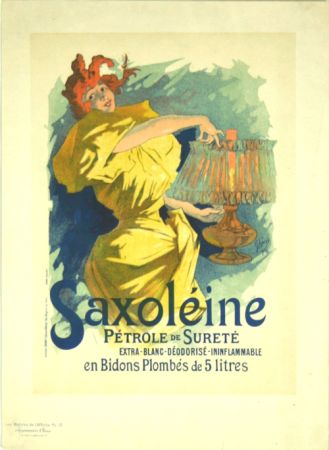 Litografía Cheret - Saxoleine