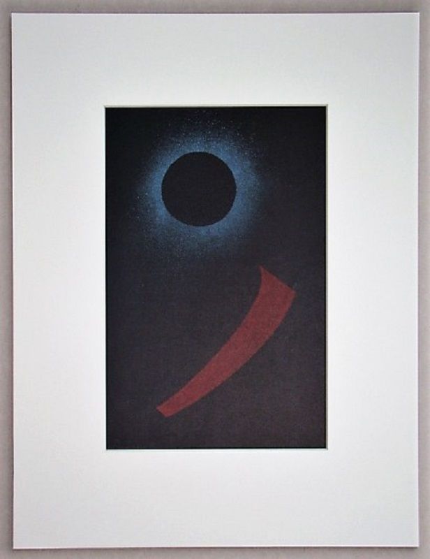 Litografía Kandinsky - Schwarze Sonne, 1940