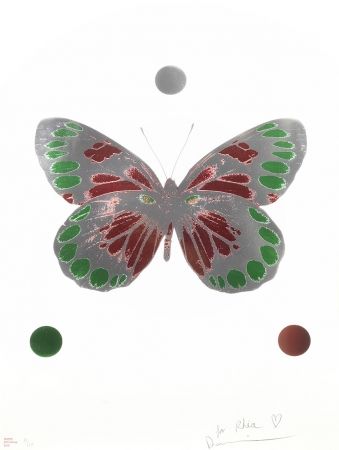 Sin Técnico Hirst - Science Xmas Butterfly Print