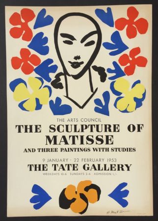 Litografía Matisse - Sculpture of Matisse – Tate Gallery