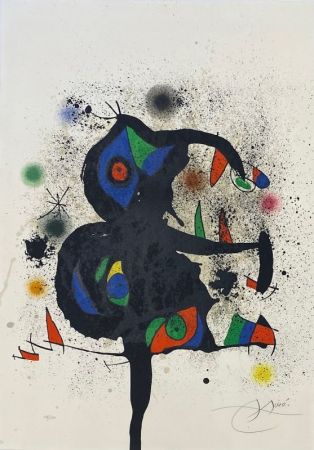 Litografía Miró - Sculptures en montagne, poème dans l'espace au pays du Mont-Blanc 