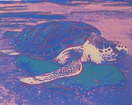 Serigrafía Warhol - Sea Turtle