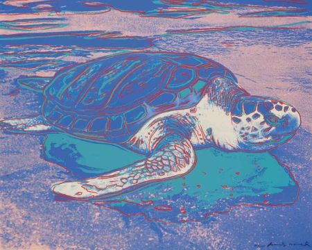 Serigrafía Warhol - Sea Turtle, FS II.360