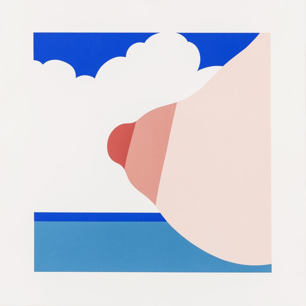 Serigrafía Wesselmann - Seascape (Tit)