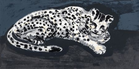 Serigrafía Sone - Seems like snow leopard