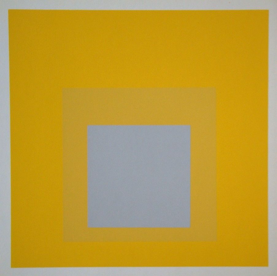 Serigrafía Albers - Selected, 1959
